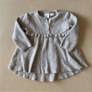 Zara Baby long sleeve sweater dress. Size 9-12 months